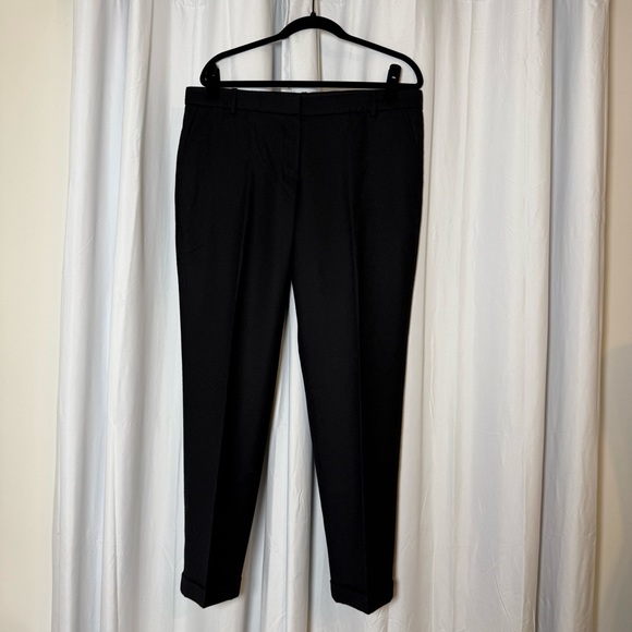 J. Crew Pants - J.Crew Café Capri Wool Black Ankle Pants Womens 12 Tall